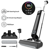 Wireless Wet Dry Vacuum Cleaner Multi-Surface Smart Cordless Mop Floor Washer Handheld Household Self-Cleaning Voice prompt