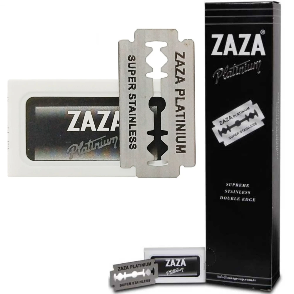 

Zaza Platinum Double Edge Razor Blades 100 Pcs