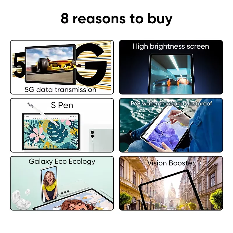 Samsung Galaxy Tab S9 FE 6GB 128GB WIFI Tablet 10.9\