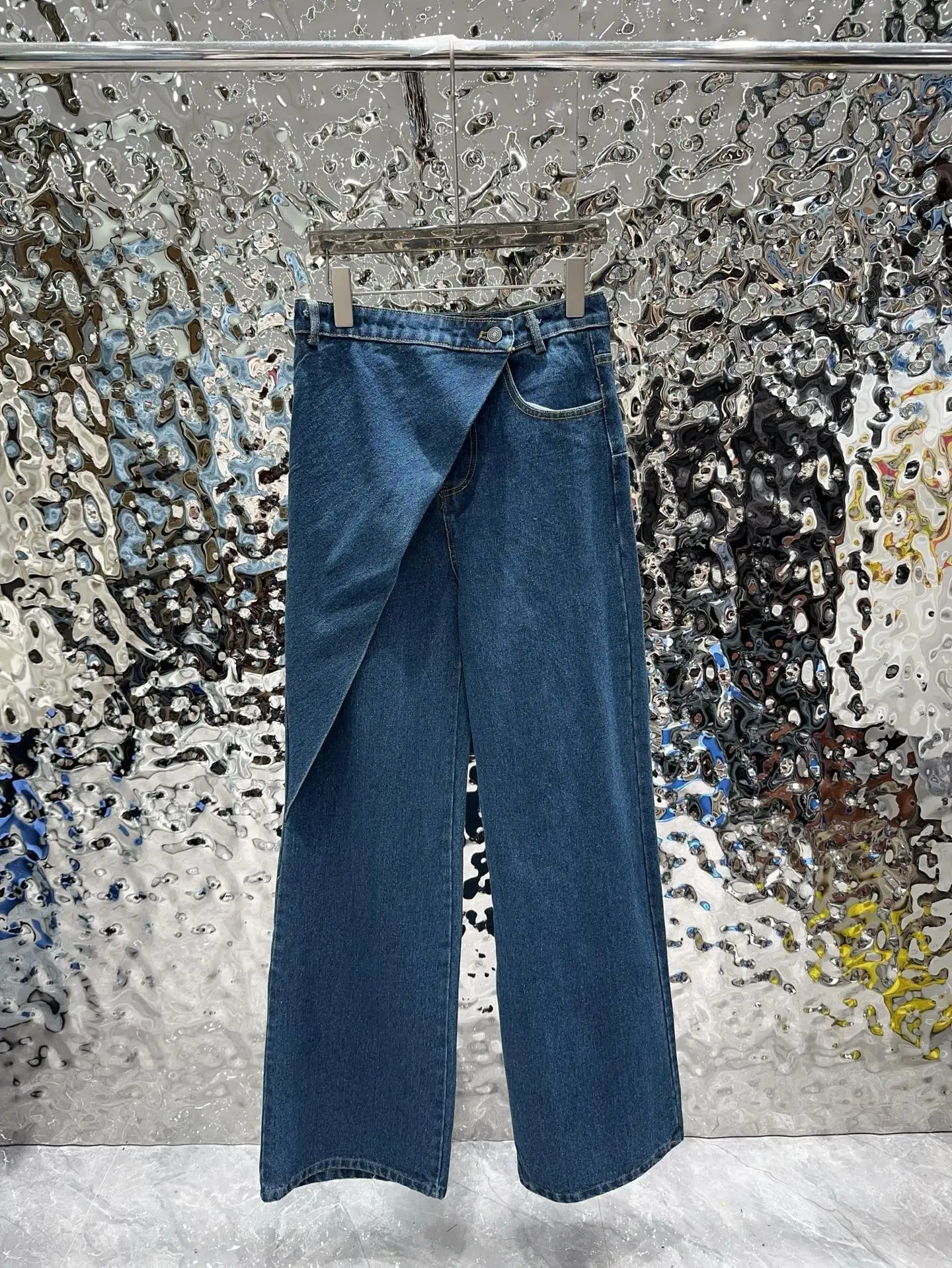 

2025 New Style Flared Denim Pencil Skirt for Women 5D13