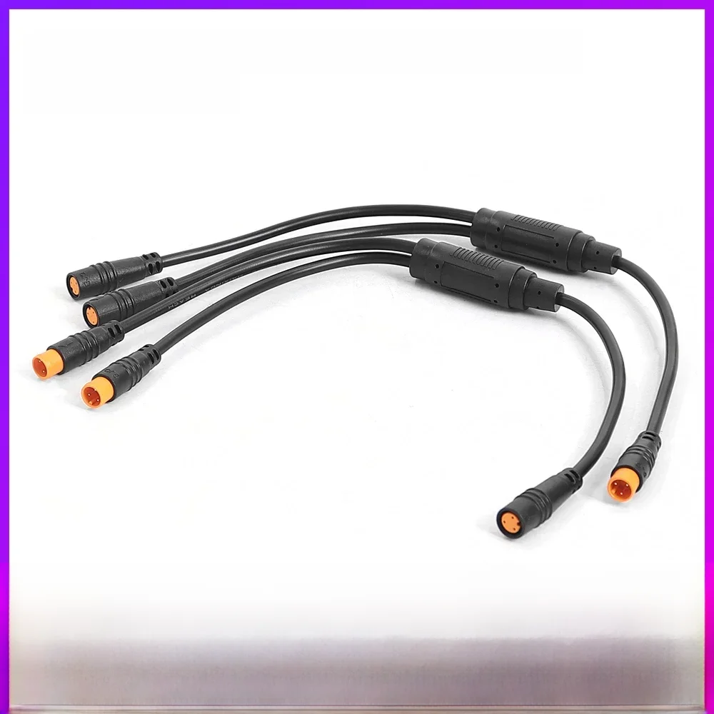 AliExpress E-bike Signal Sensor Waterproof Y Splitter 1T2 Cable 3 Pin Connector for BAFANG BBS01B BBS02B BBSHD