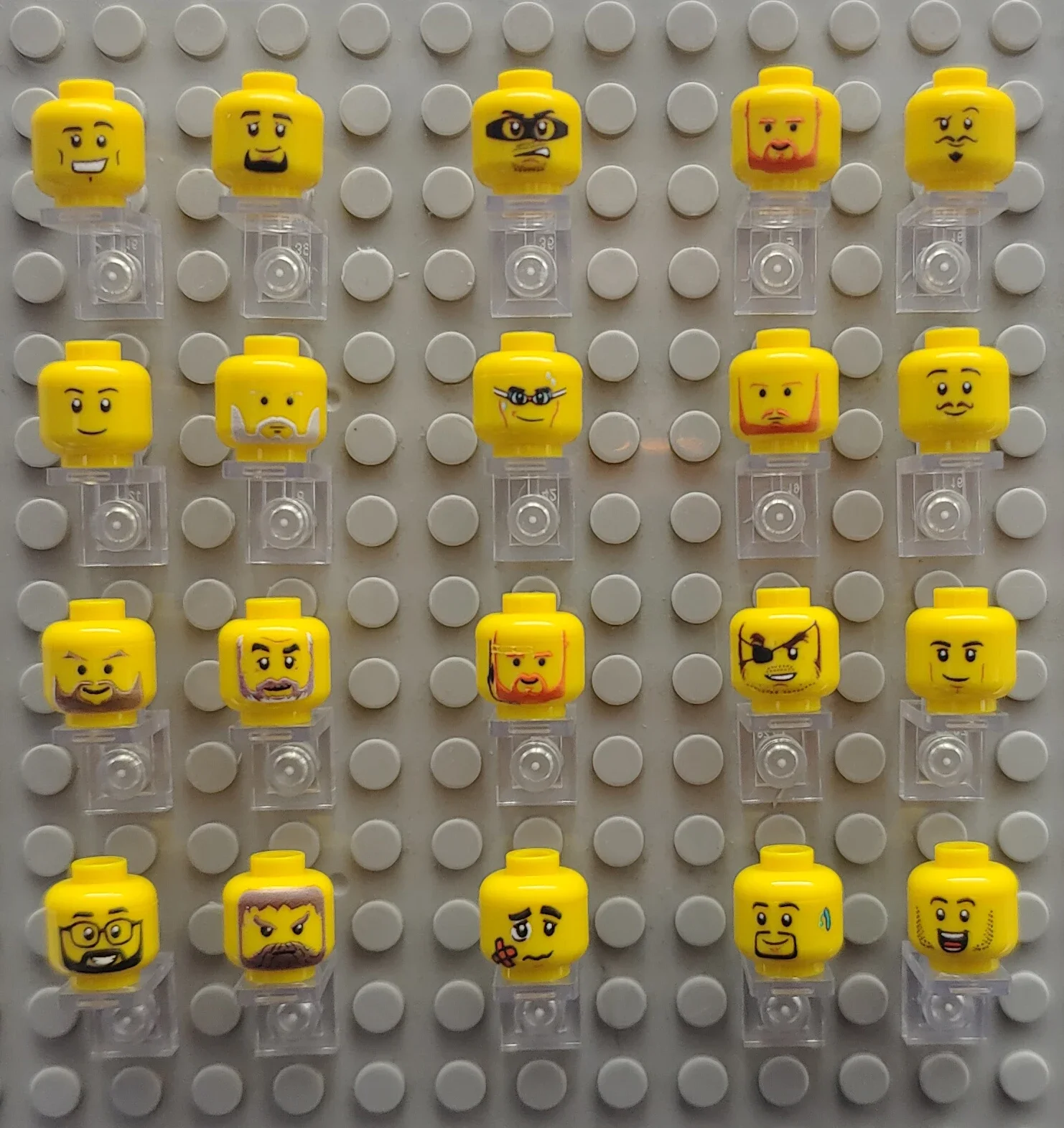 Kury Toys bricolage MOC pour 3626 2 # Pièces imprimées, blocs de construction d'un seul côté pour jouets en brique, 1 pièce