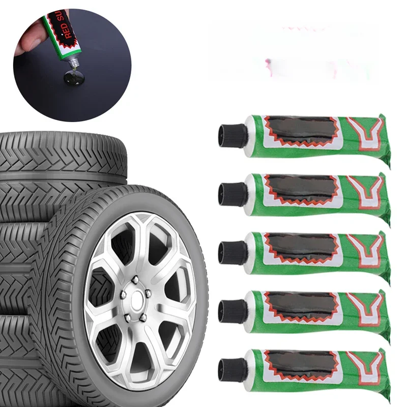 AliExpress NONE 5Pcs Car Motorcycle Bicycle Tire Tyre Repairing Glue Inner Tube Puncture Strong Repair Glue Tire Repaie Tools Car Accessories