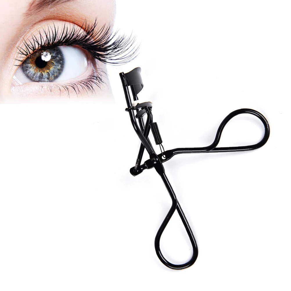 Fashion Makeup Eyelash Curler False Eyelashes Safety Silicone Tool Eyelash Eyebrow Clip