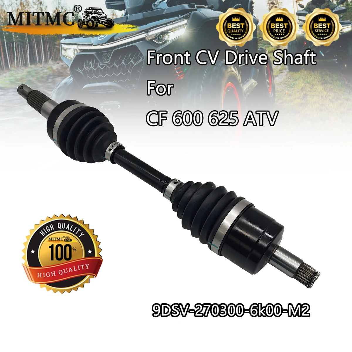 

Front CV Drive Shaft For CF 600 625 ATV 9DSV-270300-6k00-M2