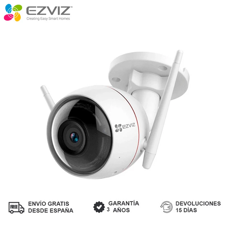 EZVIZ C3W surveillance camera outdoor wifi camera active deterrent Full HD resolution infrared night vision IP66 certificate WiFi 2.ghzsurveillance cameras with wifi