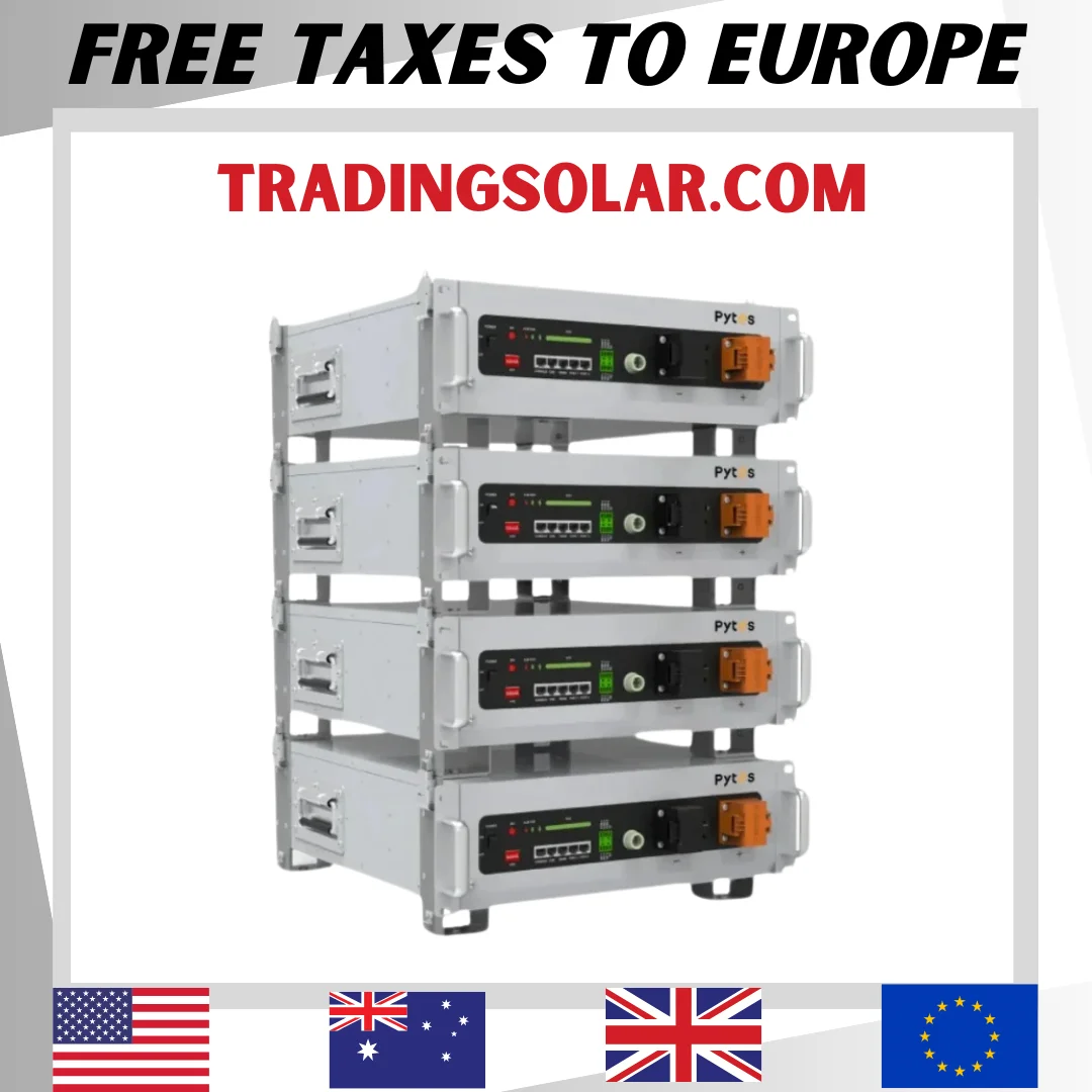 Pytes US2000 home solar power system 20kw 25kw 30kw Sol-ark invertery 48v lithium battery system with solar inverter hybrid