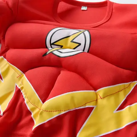 MINISO Spiderman Captain America Batman Cosplay-kostym för barn Superhjälte Muskelkostym Mask Kappa Halloween Karneval Kläder 10 best sales Batman Fantasy - №5