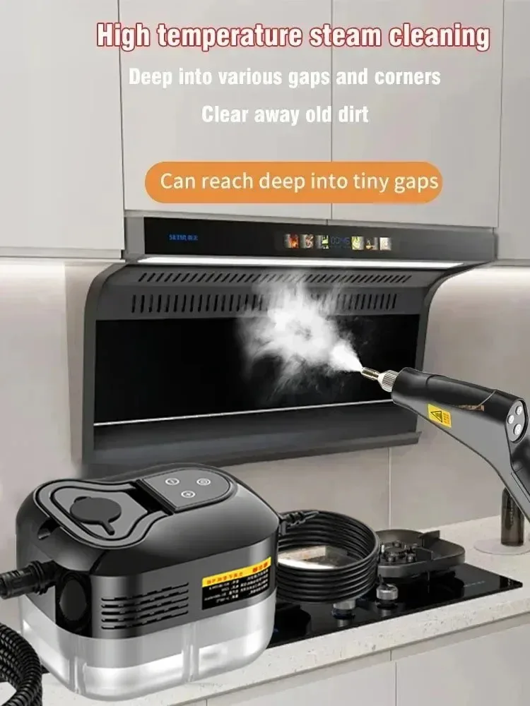 Hochdruck-Dampfreiniger, Hochtemperatur-Waschmaschine, Smart & Mechanisch für die Reinigung von Klimaanlagen, Dunstabzugshauben, Autoböden und Böden im Haushalt, Smart 2500W, Dampfleistung von 1 bis 6