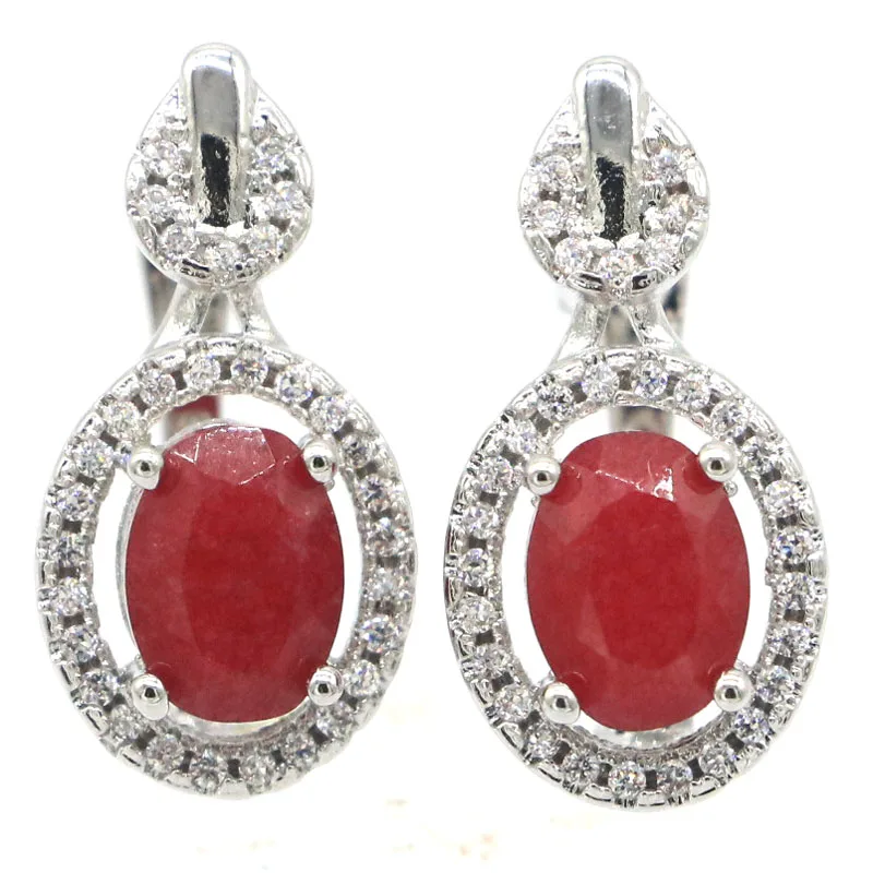 

Купите 4 и получите 1 бесплатно 20x10 мм Прекрасные милые 4,2 г настоящие зеленые изумрудно-красные рубиновые синие сапфировые женские обручальные серьги из серебра 925 пробы