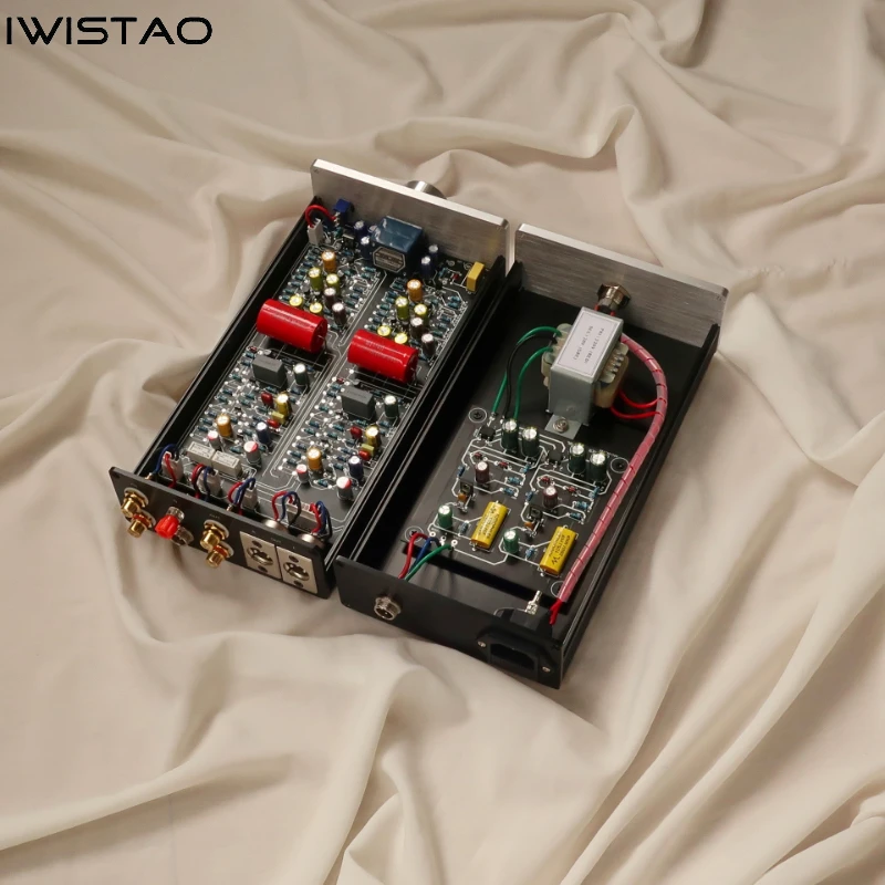 IWISTAO High-gain Vinyl Balanced Output Phono Preamplifier MM moving magnet MC moving coil Volume Control Class A Circuit