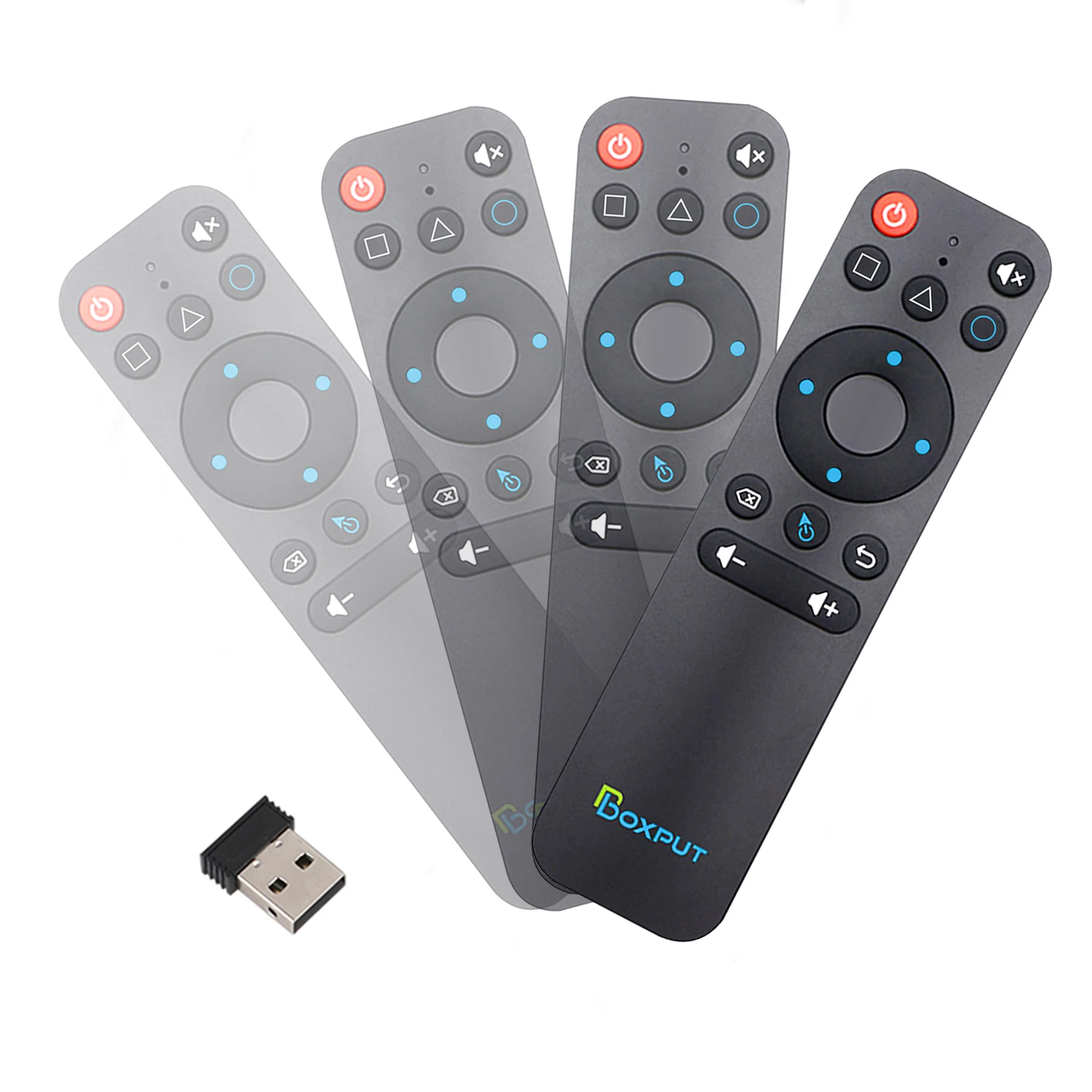 BTS BPR1S Plus BLE 5.0 2.4G voz sem fio controle remoto giroscópio airmouse para caixa de TV inteligente e controle remoto PC BT