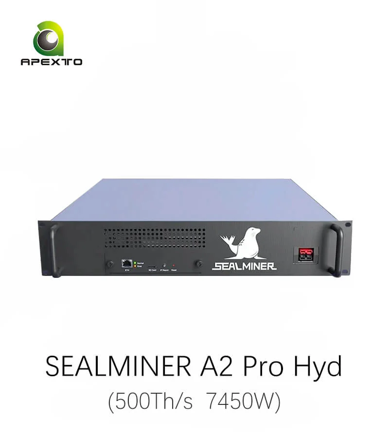 

BUY 2 GET 1 FREE Bitdeer SealMiner A2 Pro Hyd 500TH/S 7450W Bitcoin Miner Hydro Cooling PSU