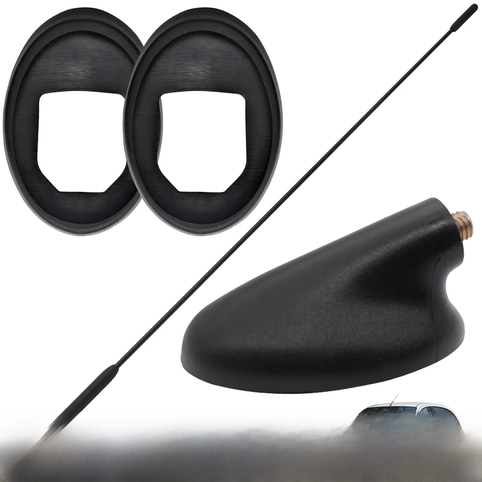 Maszt dachowy samochodu antena antena gumowa podstawa uszczelka uszczelka dla Ford Focus Fusion Fiesta Transit Mondeo akcesoria zamienne stylizacja — zdjęcie 2