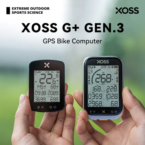 XOSS G + Gen.3 ordenador de bicicleta GPS inalámbrico Digital ciclismo ordenador ANT + Cadencia velocidad inteligente bicicleta odómetro luces conexión