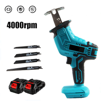 3000 RPM/Min Cordless Electric Reciprocating Saw Portable Metal Wood Cutting Machine Tool Variable Speed For 18V Makita Battery