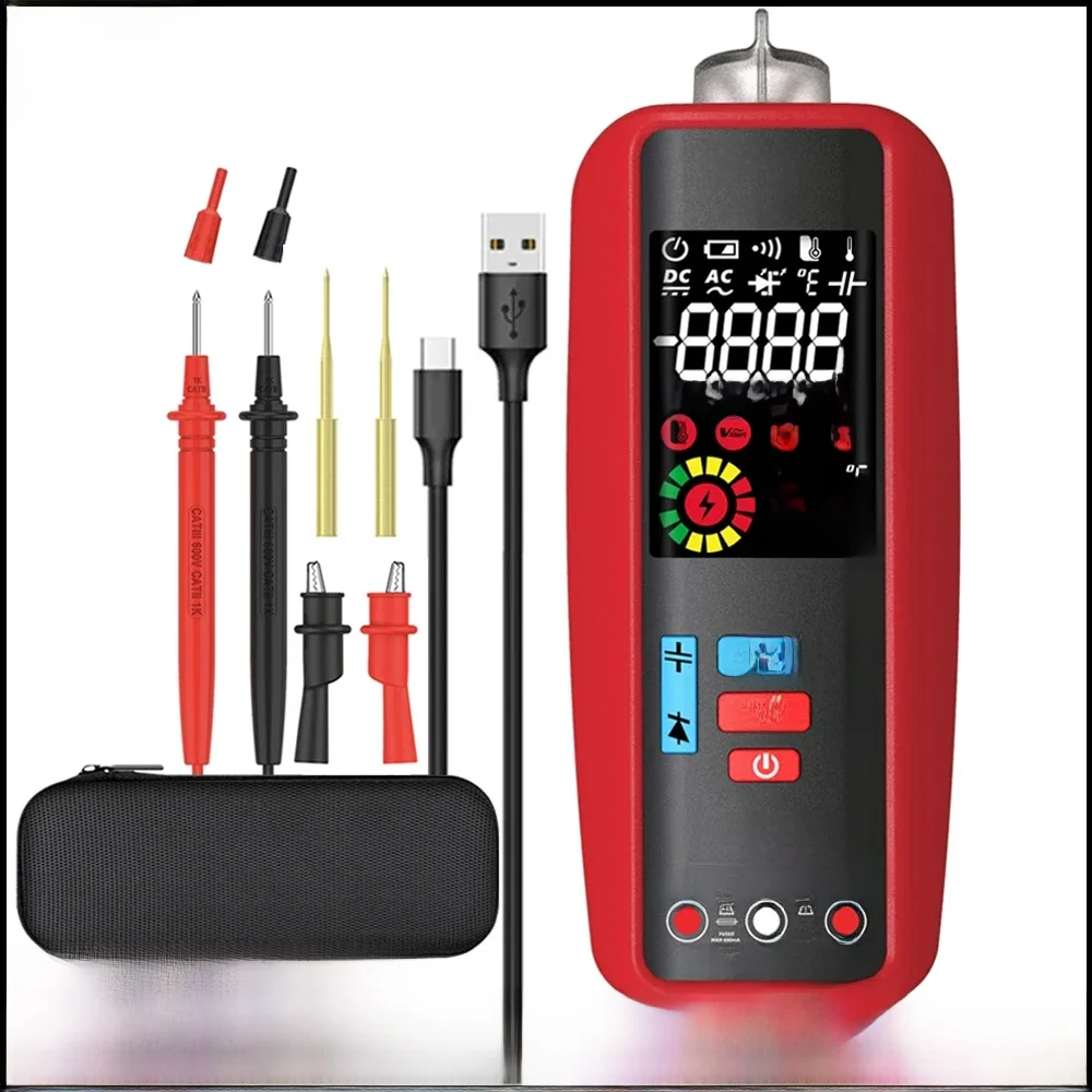 BSIDE Professional Digital Multimeter Smart Automatic Multitester Ammeter VFC Current Hz Capacitor Ohm Electrician Tester Tools