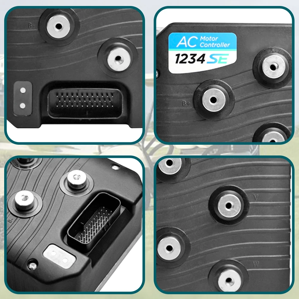 1234se-6321モーターコントローラー、48-80v、350a、davidsonゴルフカート、hyster yale、トヨタフォークリフトと互換性があります