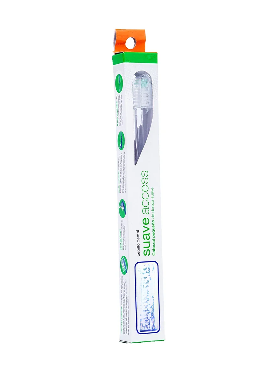 Vitis Escova Acesso Toothbrush, cabeça pequena macia