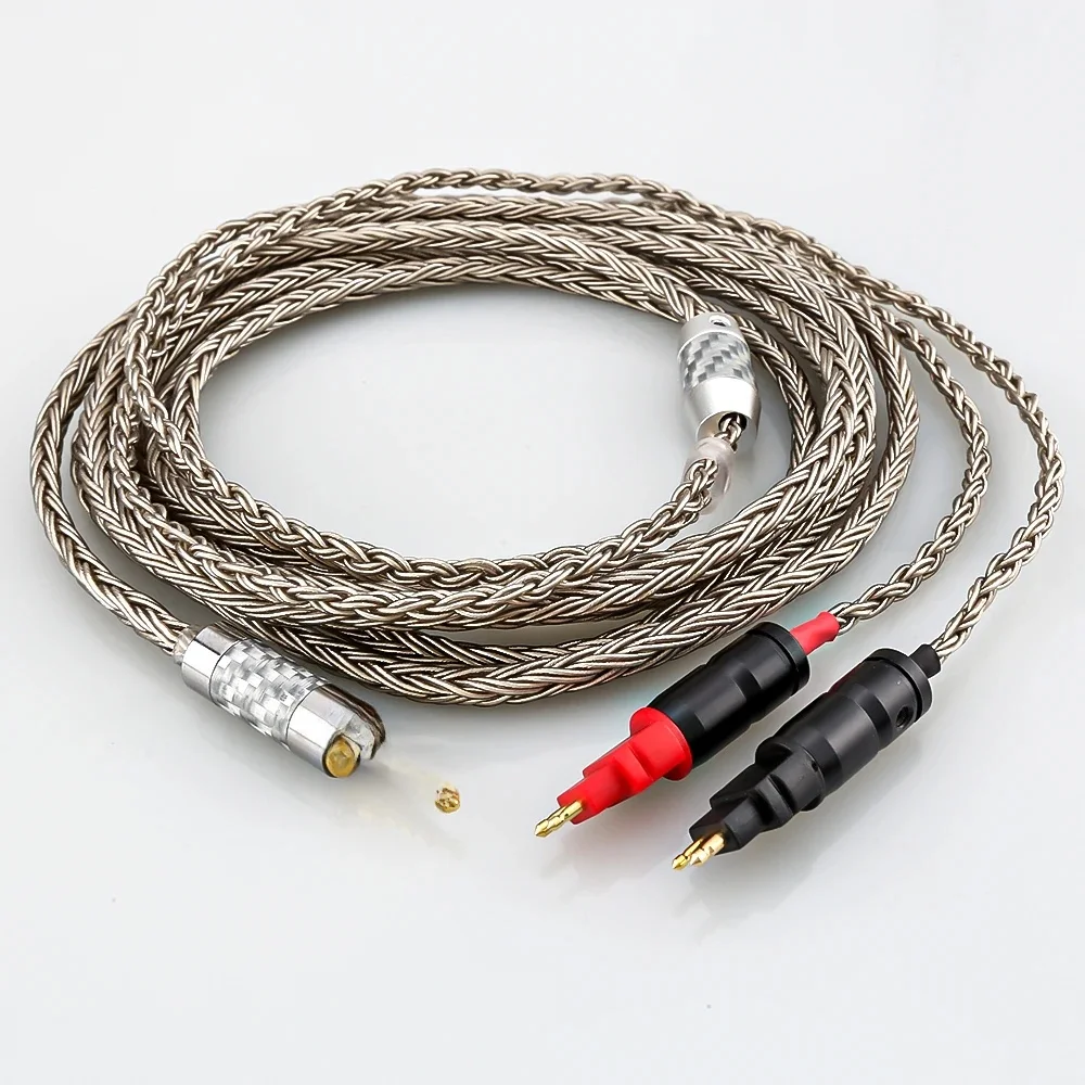 7N OCC – ulepszony kabel słuchawkowy 4,4 mm, 6,5 mm, XLr, 3,5 mm, stereo, 16-żyłowy, do słuchawek Sennheiser HD580, HD600, HD650, HD25, HD660S, HD565, HD545. — zdjęcie produktu 7