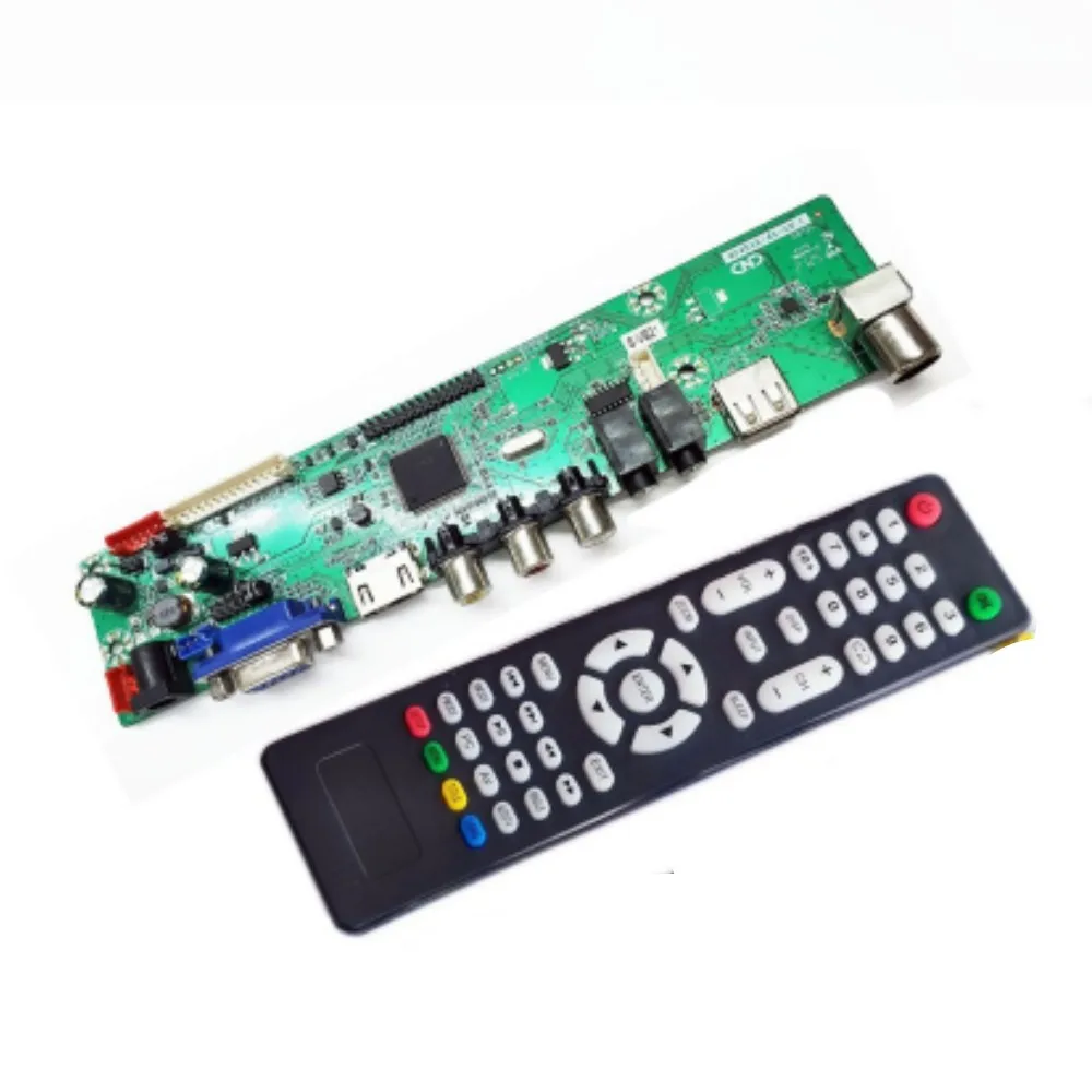 Drive-free HDV56U-AS HDVX9-AS HDV56R-AL V2.2 Universal LCD TV Driver Motherboard TV Remote TV Repair Accessories