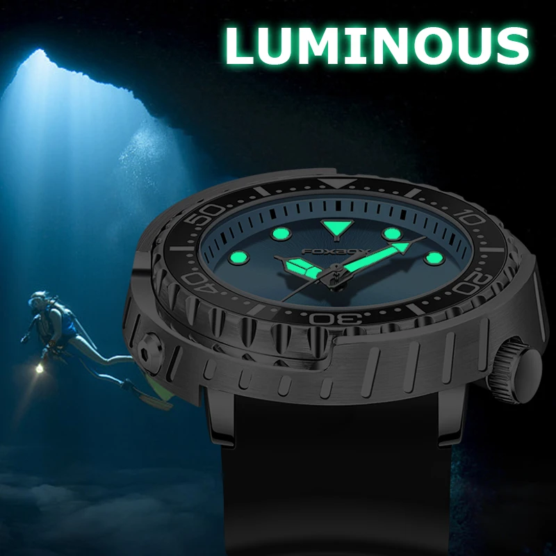 FOXBOX orologi da uomo 50M orologi impermeabili Top Brand Causal Fashion Man orologio da polso orologio al quarzo orologio sportivo per uomo reloj