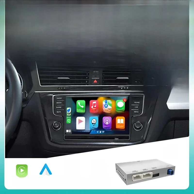 Draadloze Carplay Android Auto voor Volkswagen Golf 7 met MIBI-systeem Multimedia-accessoire Mirror Link AirPlay ondersteunde camera's - afbeelding 2
