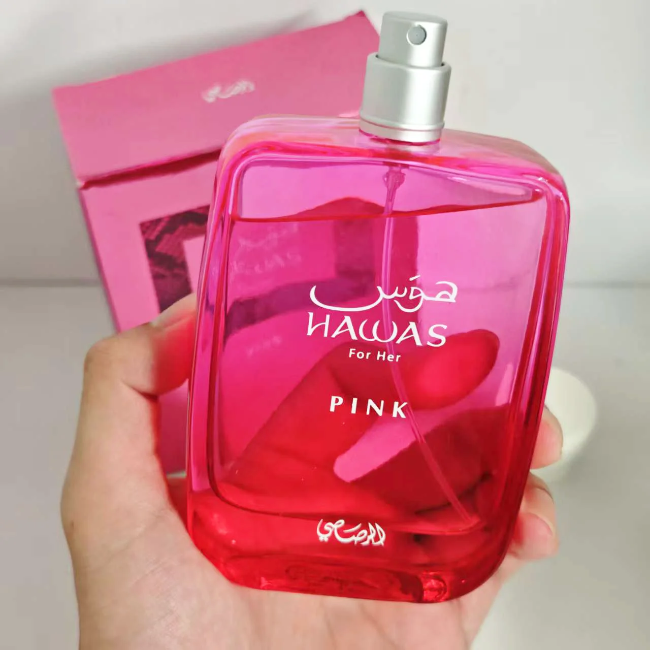 

RASASI Hawas Pink For Her Eau de Parfum Spray 100ml (3.4 oz) The First Choice For Holiday Gifts