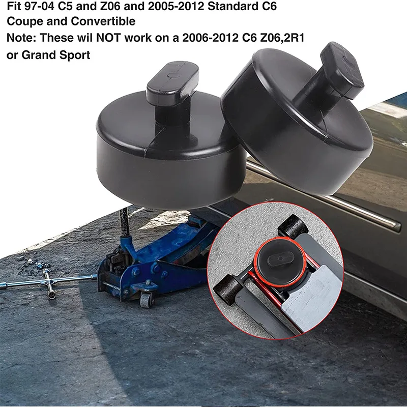 4Pcs Jack Lifting Pads Protects Battery Chassis Paint Jack Pads Adapter for Chevrolet Corvette C5 C6 C7 C8 GS Z Replacement view 3