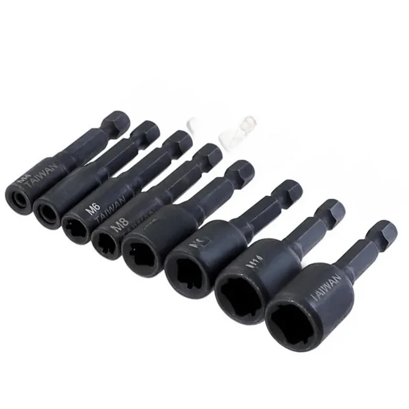 M4-M16 Adapter gniazda gwintownika 1/4 cala z chwytem sześciokątnym Gwintownik maszynowy Kwadratowy adapter gwintownika do wiertarki elektrycznej — zdjęcie 2