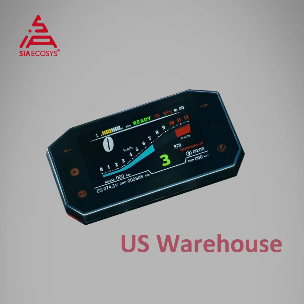 

US Warehouse SCJ5066-1 Speedometer for Electric Scooter Adjustable Display