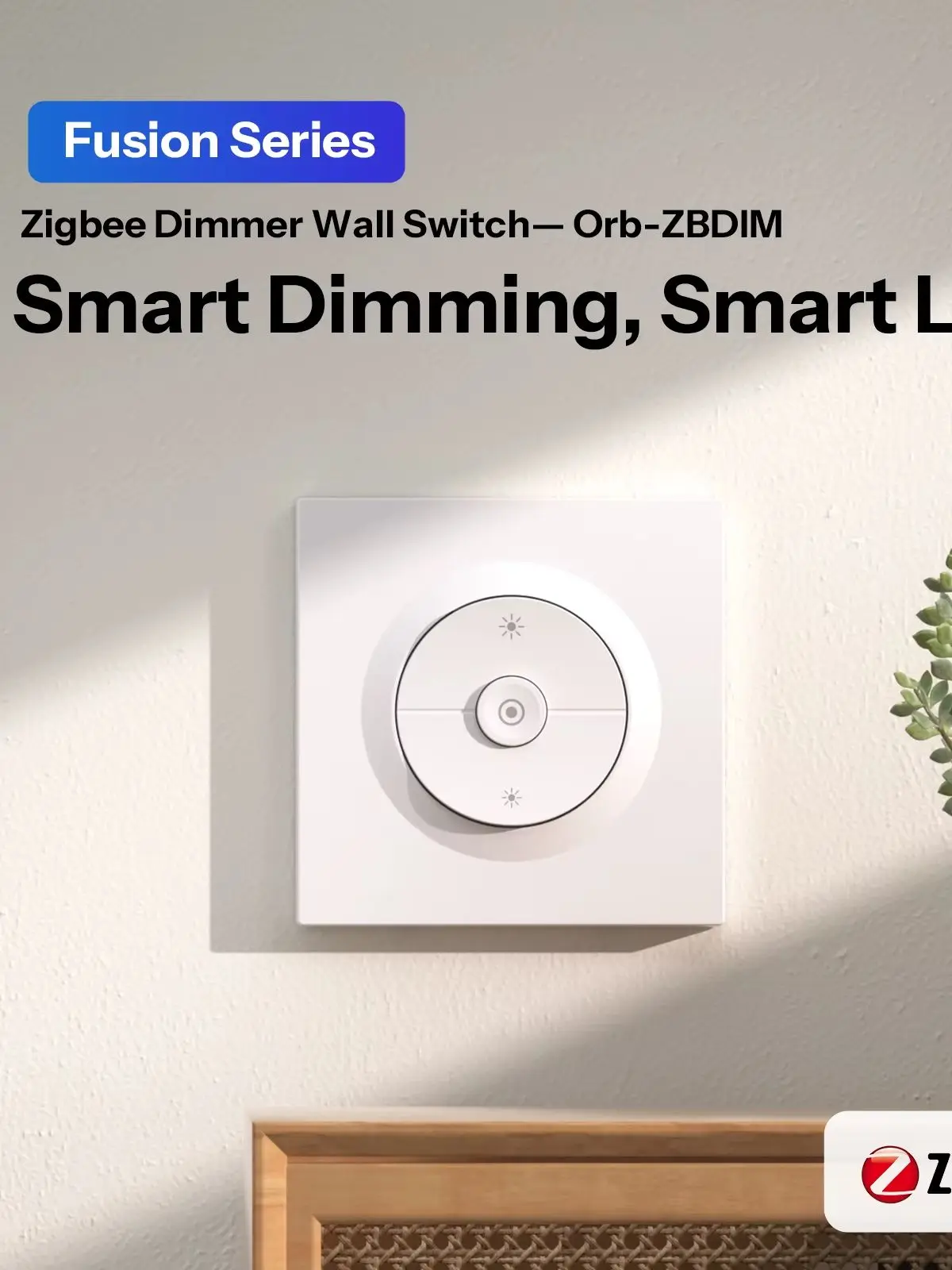 SONOFF Orb-ZBDIM Zigbee Intelligenter Dimmerschalter MINI-ZBDIM-E, flimmerfreie Dimmung, Leistungsüberwachung, Überhitzungsschutz, nur für 220–240V