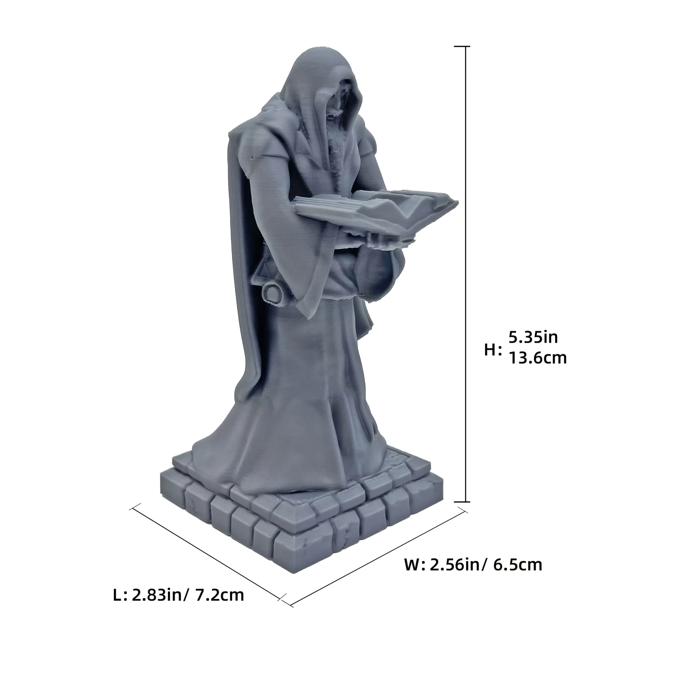 

1 Piece Magic Wizard-Style Accessory with a Blue D20 Polyhedral Dice, 3D Printed Dice Storage Board Game Ornament - Can Be Colored, Suitable for Tabletop Role-Playing Games, Party Games, Room Decoration - Perfect Gift for Holidays or Christmas.