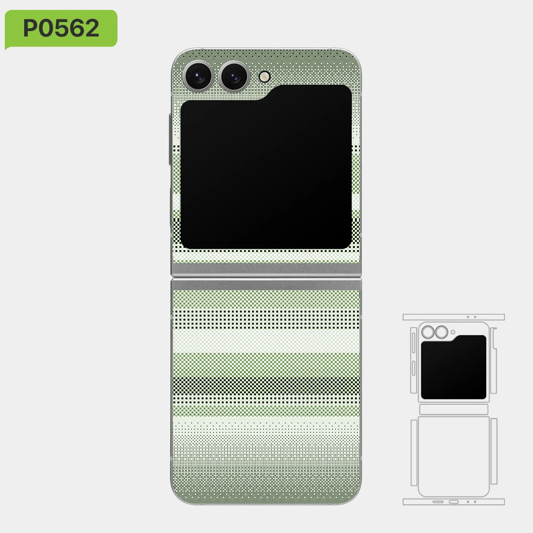 فينيل لف الجلد، لهاتف Samsung Z flip 7/6/5/4/3، مجموعة الألياف من Nexa Skins، حماية من الخدش، ZF017 #2