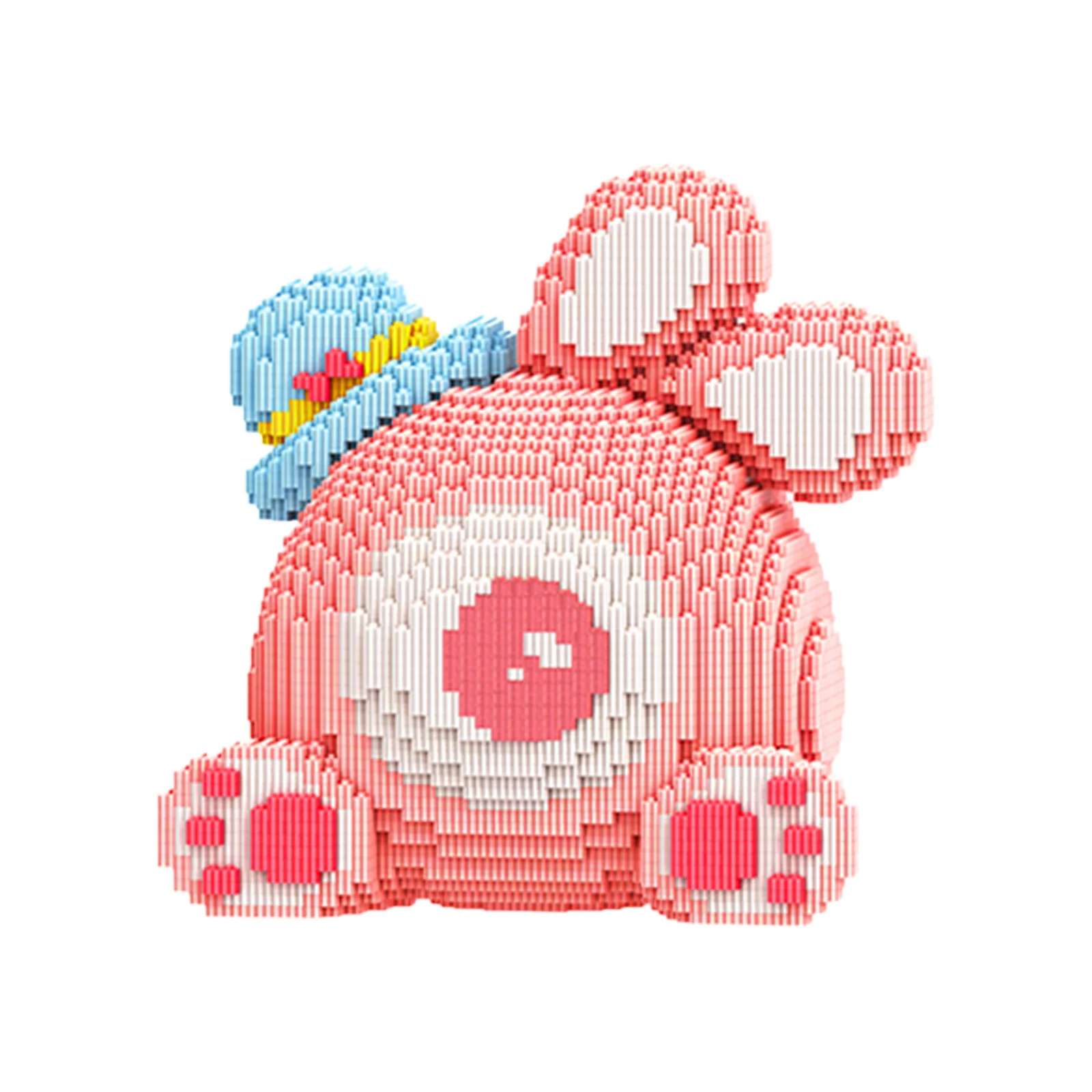 

Набор строительных блоков Hat Trick Bear, 4010 шт., пластиковые кирпичные игрушки «сделай сам», милый подарок для мальчиков и девочек, декор комнаты, блокирующие блоки, игрушка