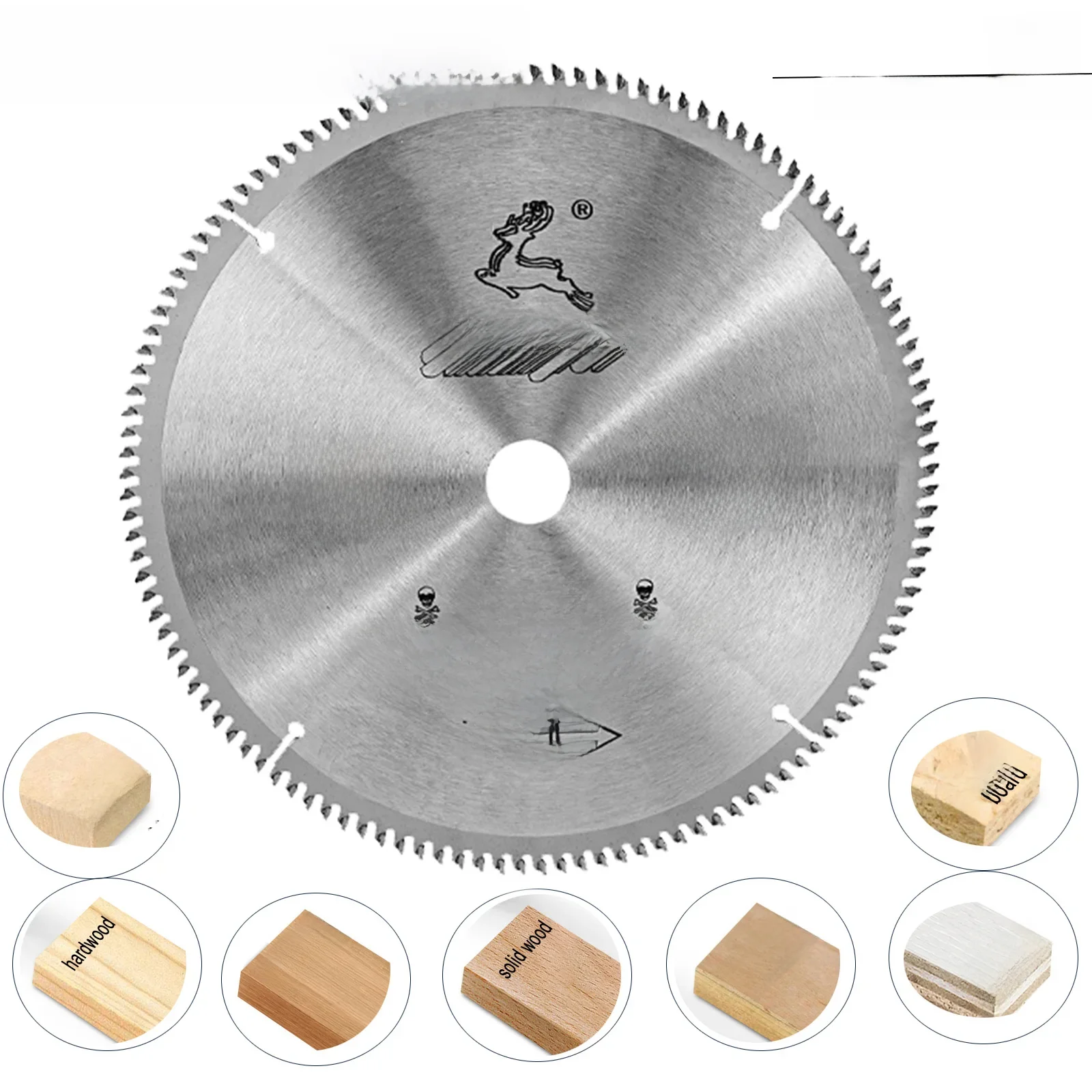 10-calowy brzeszczot z węglików spiekanych Okrągła tarcza tnąca do obróbki drewna do domowej maszyny tnącej Fiberboard Softwood Cięcie twardego drewna — zdjęcie 2