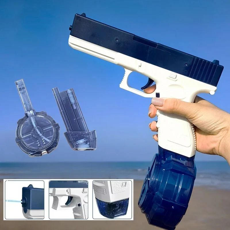 Jouet de pulvérisation d'eau électrique pour enfants, haute pression, charge forte, eau barée d'énergie, pulvérisation d'eau automatique, été Tos