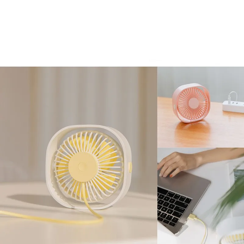 Xiaomi Household Office USB Desktop Mini Portable Air Conditioner Small Fan Outdoor Portable Fan is light and Adjustable Angle