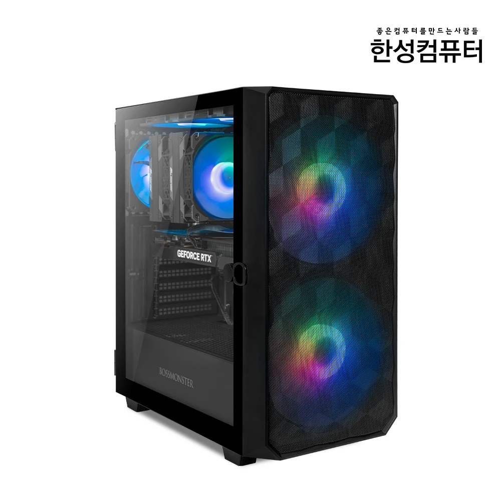 Hansung Computer Ryzen 5 7500F RTX4070Ti SUPER D5 32GB/BOSS Monster AX 570ANTSB 32G + 1TB AMD Gaming Computer Main body desk top order Assembly pc