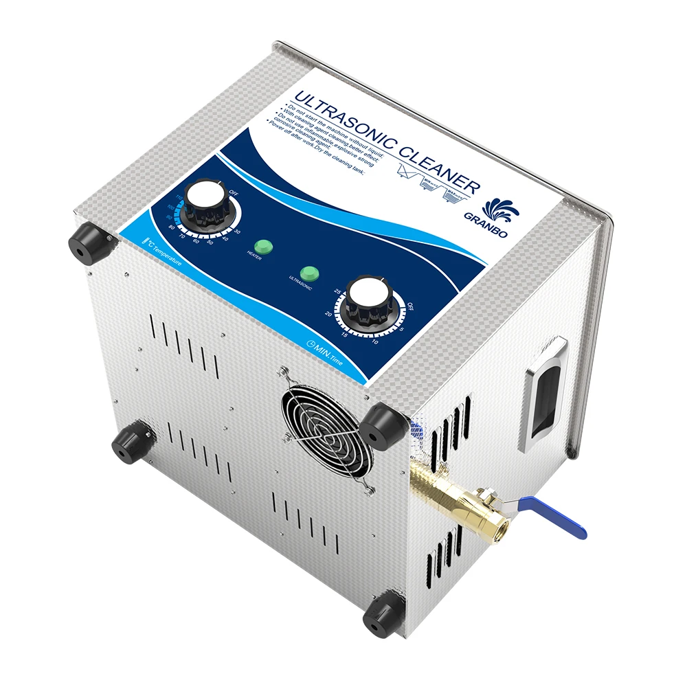 산업용 금속 부품, 치과 및 실험실 도구용 히터 및 타이머가 있는 Granbo 15L 초음파 세척기 360W-540W