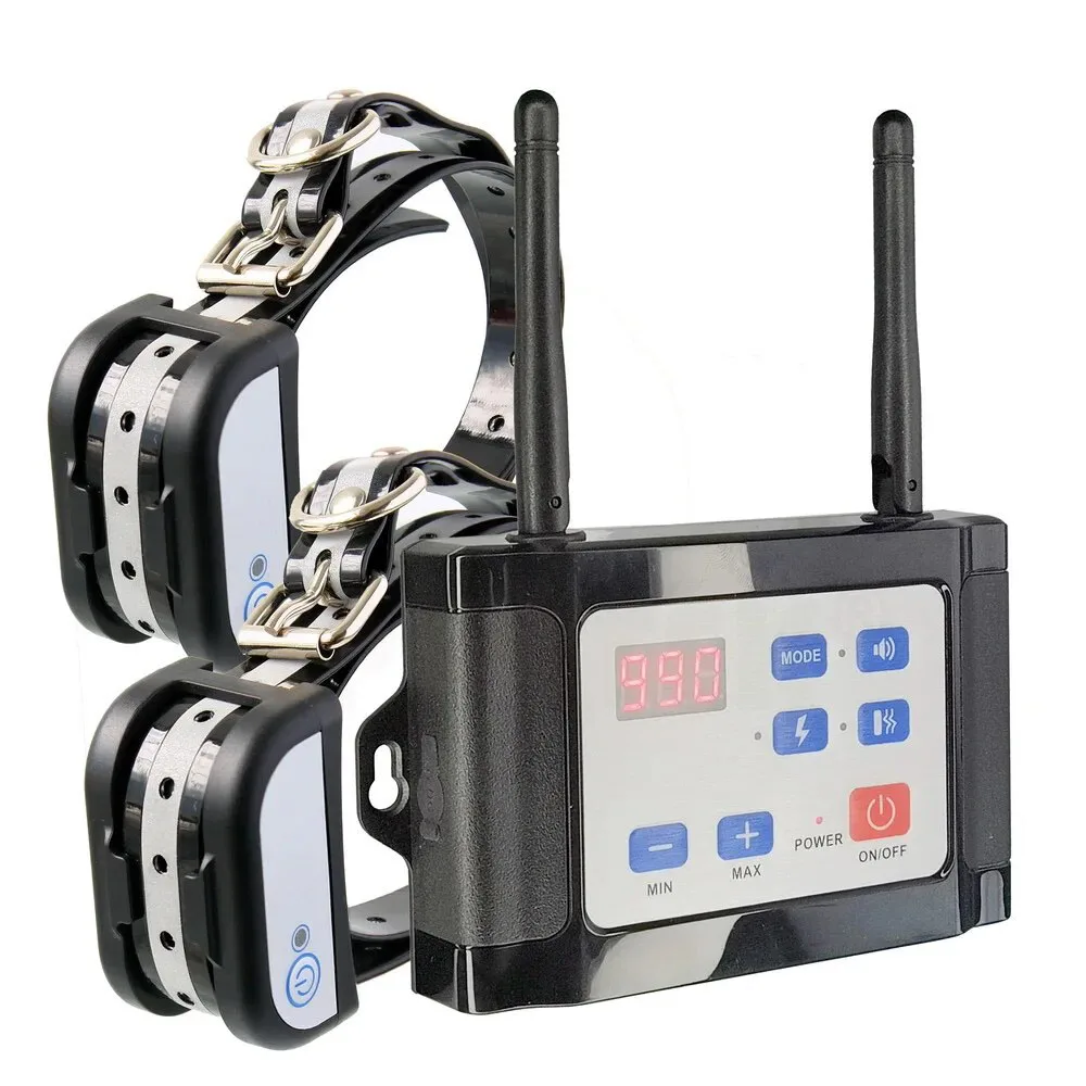 

For 2 Dogs Intelligent 2 in 1 Wireless Electric Pet Fence & Dog Training Collar