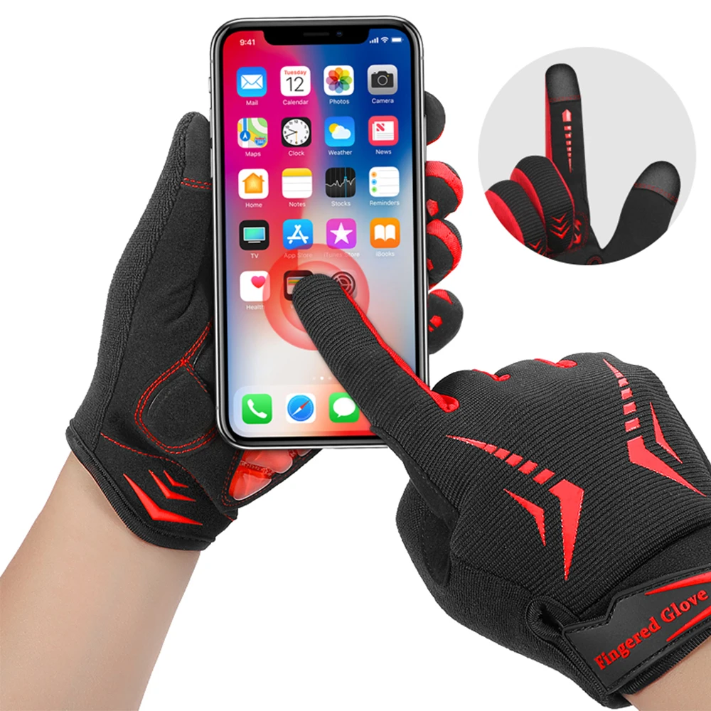 MTB Cycling Gloves Early Winter Mountain Bike Glove Warm Non-slip Bicycle Gloves Touchscreen Outdoor Motorcycle Gloves Men Women