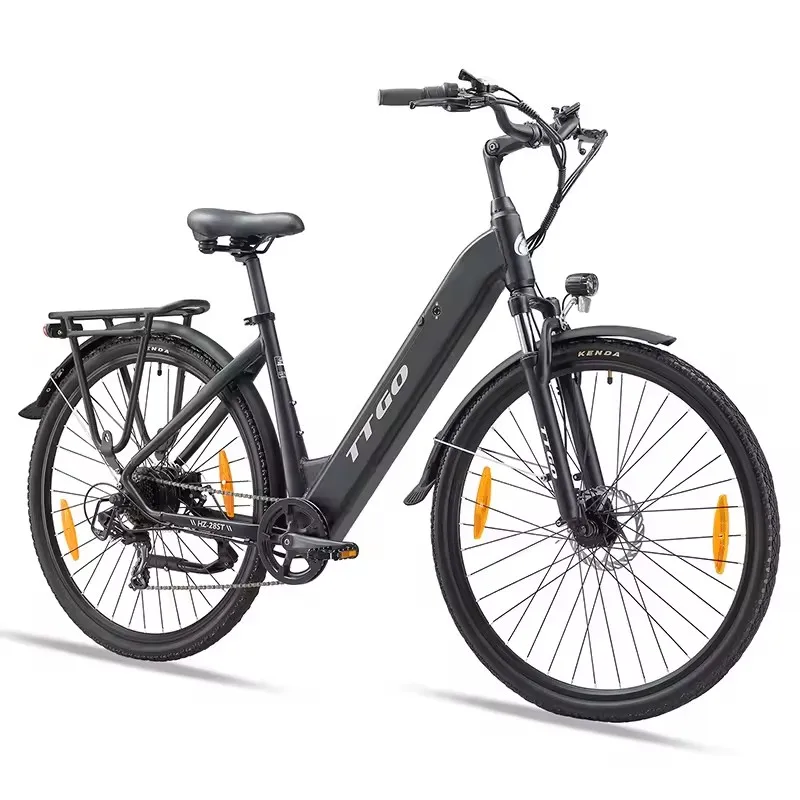 

TTGO HZ-28ST Electric Bicycle,28'' 250W Motor 36V20Ah Battery 25km/h 100km Max Range Electric Bike,Disc Brake Mountain Fat Ebike