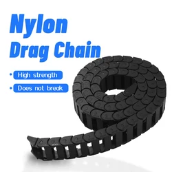 Open Cable Drag Chain 7x7 10x10 10x15 10x20 10x30 10x40 1M Wire Transmission Carrier With Connector For 3D Printer CNC Engraver