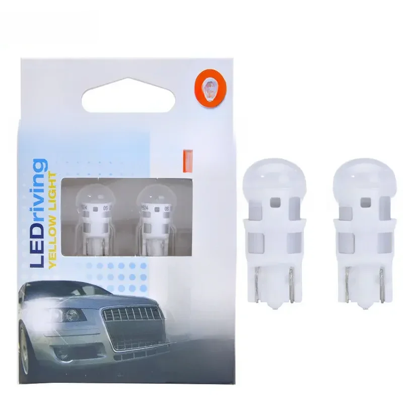 OSRAM LED T10 WY5W 2880YE Yellow Color LEDriving 12V 1W Standard Car LED Turn Signal Light Interior Side Marker Lamps Original