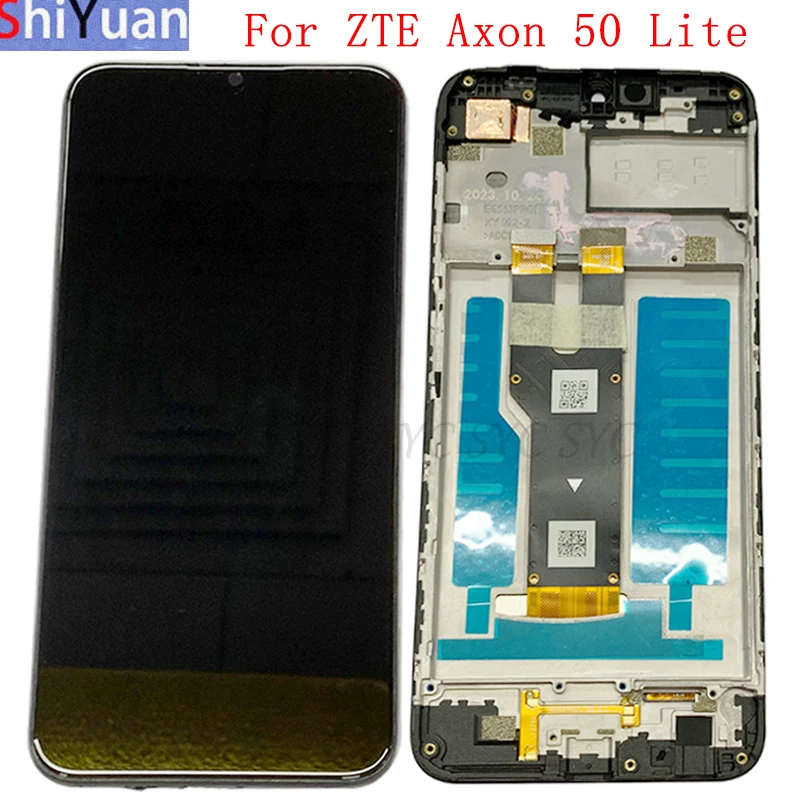 

Complete LCD with Middle Frame Display For ZTE Axon 50 Lite Touch Screen Digitizer Assembly Replacement Parts