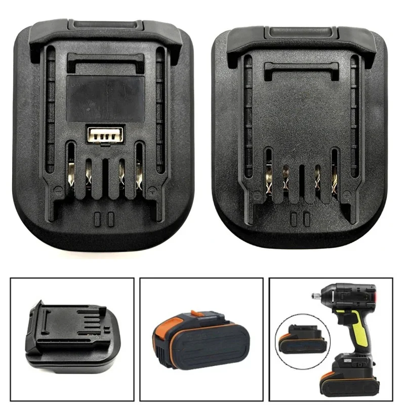 Konwerter adaptera akumulatora do akumulatora Worx 4Pin Orange Konwersja na akumulatorowe elektronarzędzia Worx 5 Pin Green 20V — zdjęcie 2