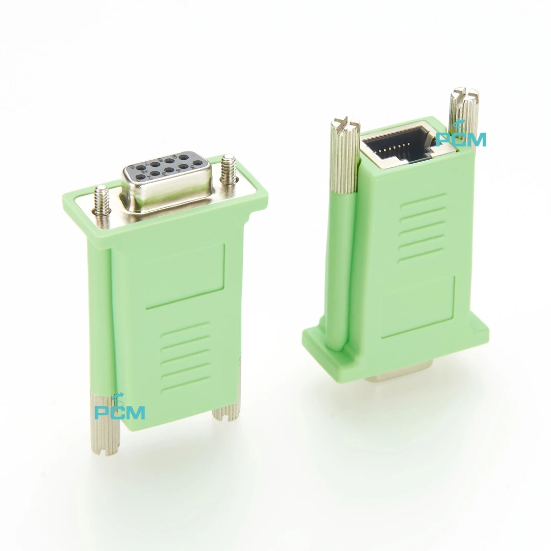 DB9 a RJ45 hembra enchufe adaptador de consola Cable conector Cisco Compatible CAB-9AS-FDTE para módem POS terminal RS232