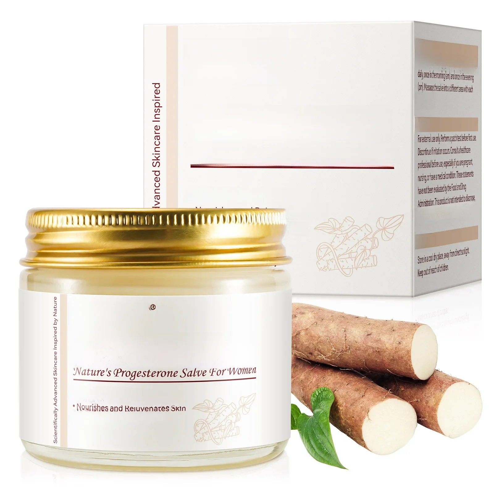 Wild Yam Cream 2024 Formule pour femme Hydratante et élimine les rides Baume de santé pour femme pour tous les types de peau