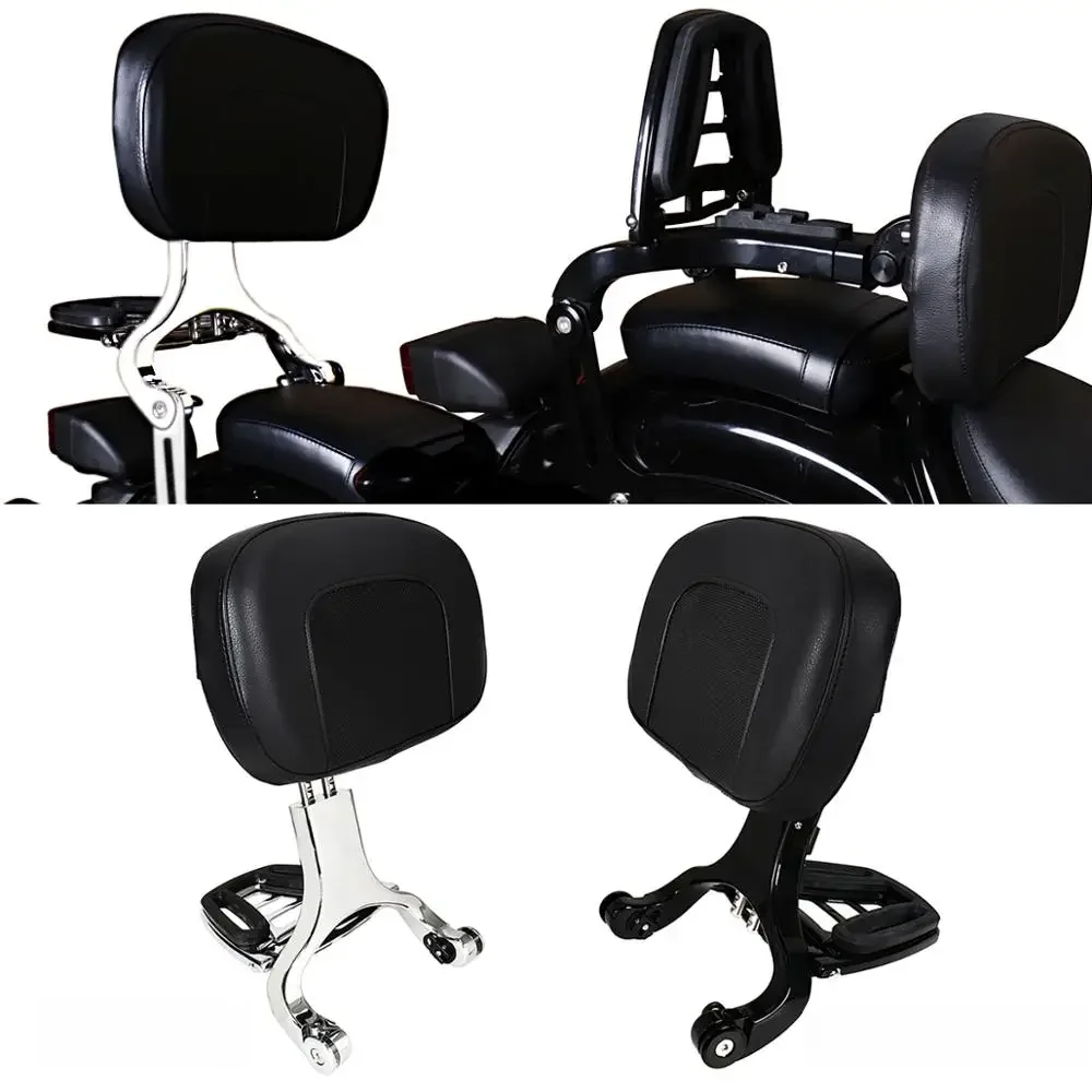Motocykl uniwersalny oparcie dla pasażera kierowcy dla Harley Dyna Softail Breakout Sportster XL 883 Touring Road King — zdjęcie 2